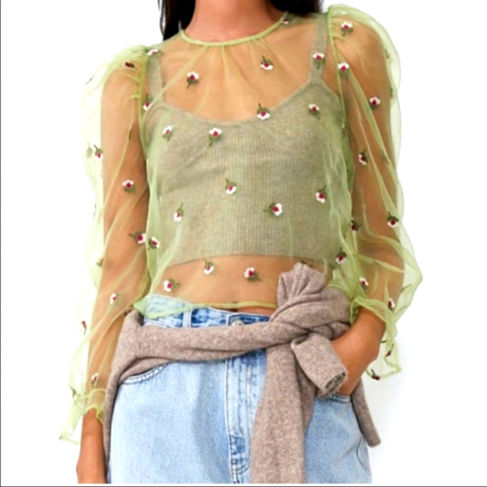 Organza top from zara